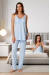 Effortt 9032 MAVİ Lohusa Pijama Takımı